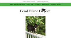 Desktop Screenshot of feralfelineproject.org